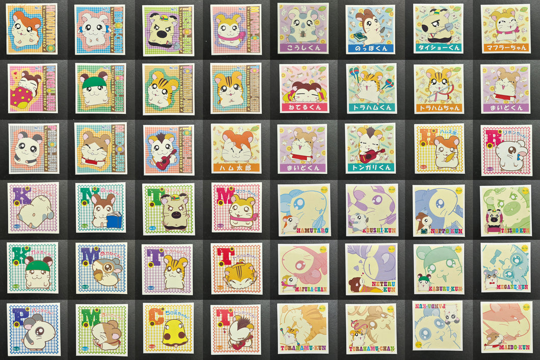 Tottoko Hamtaro Seal Collection Lot (Set of 50)