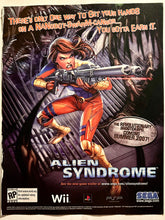 Cargar imagen en el visor de la galería, Alien Syndrome - Wii PSP - Original Vintage Advertisement - Print Ads - Laminated A4 Poster
