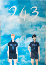 Load image into Gallery viewer, 2.43 Seiin Koukou Danshi Volley-bu - Haijima Kimichika &amp; Kuroba Yuuni - A3 Clear Poster
