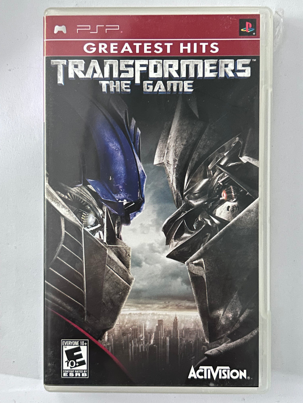 Transformers: The Game - PSP - PlayStation Portable - NTSC - Box (ULUS-10274GH)