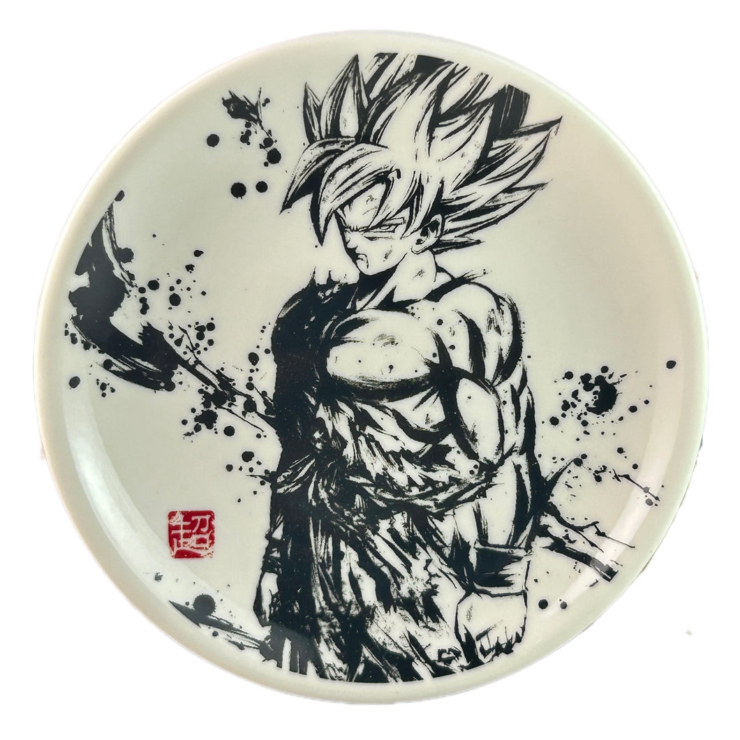 Dragon Ball Z - Son Goku SSJ - Small Plate - Kozara - Sumi-shiki