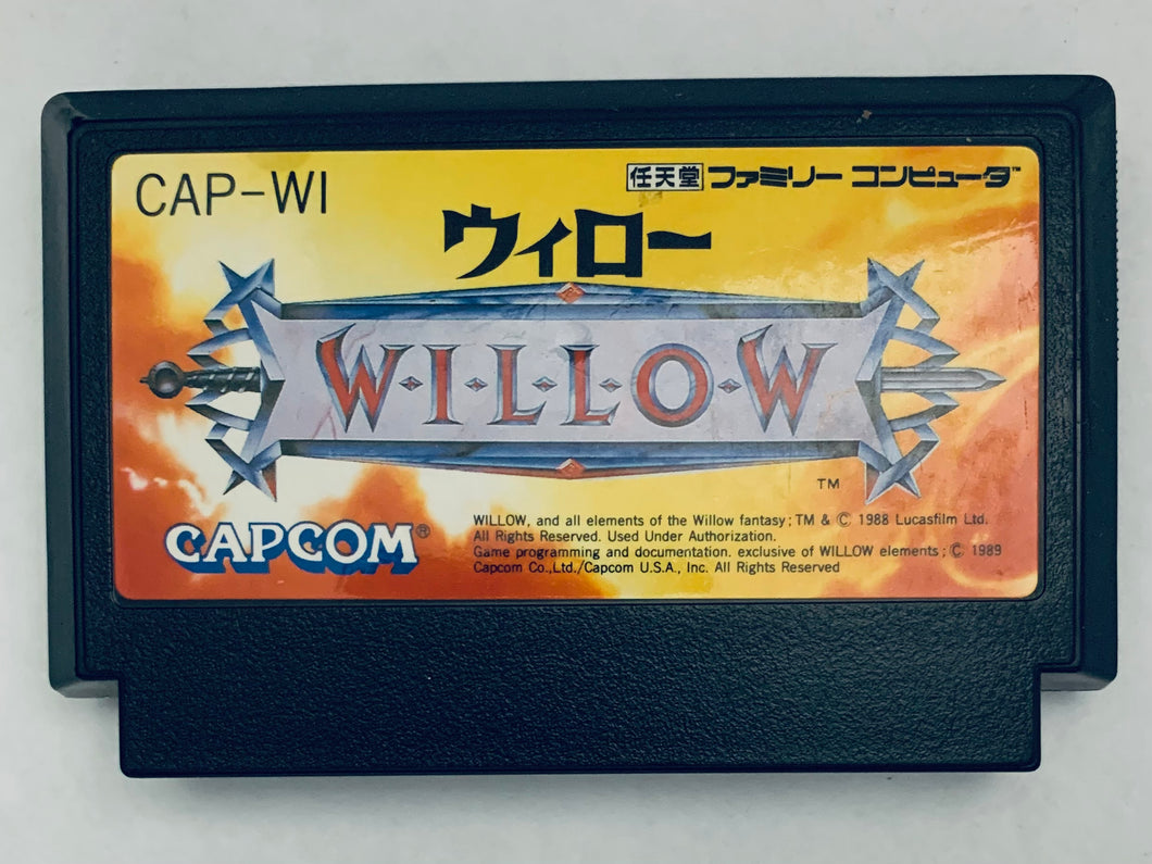 Willow - Famicom - Family Computer FC - Nintendo - Japan Ver. - NTSC-JP - Cart (CAP-WI)