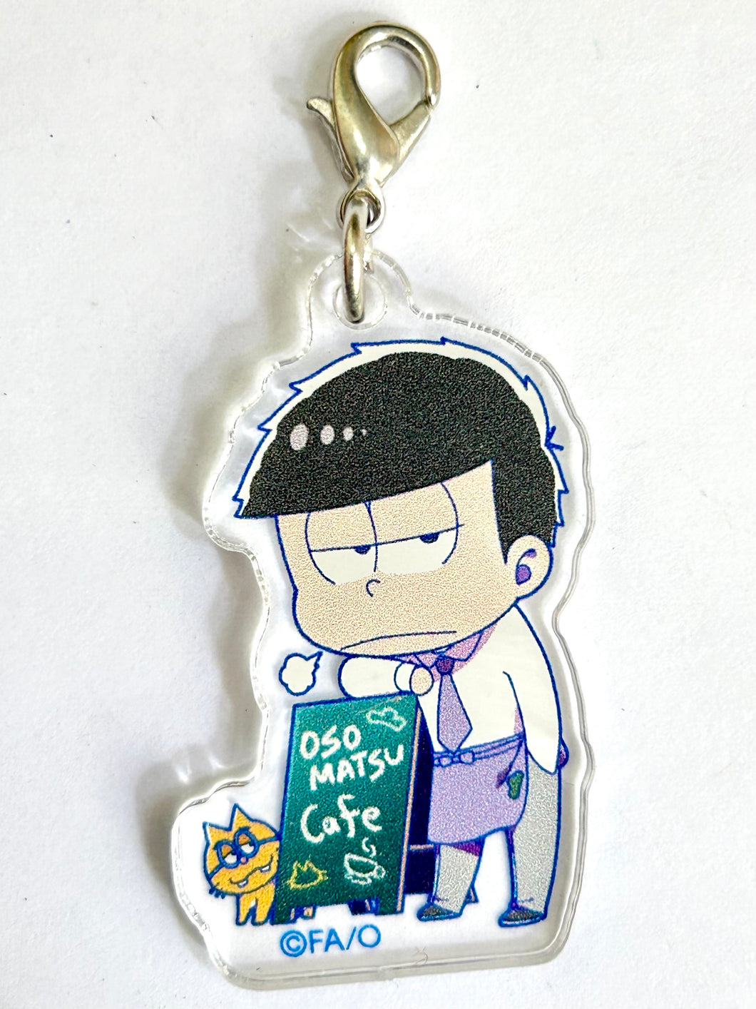 Osomatsu-san x Animate Cafe - ESP Nyanko & Matsuno Ichimatsu - Acrylic Keychain