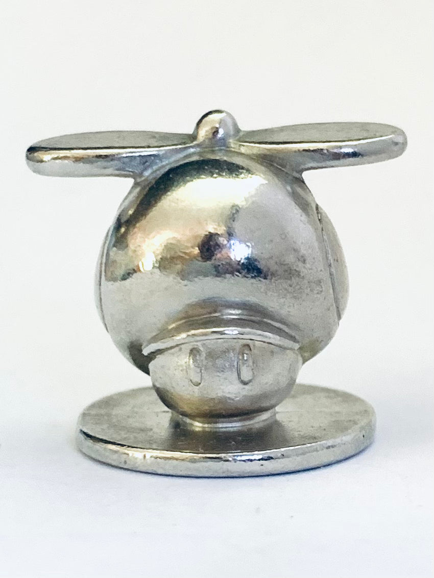 New Super Mario Brothers Wii Metal Mascot - Propeller Kinoko - Silver Ver.