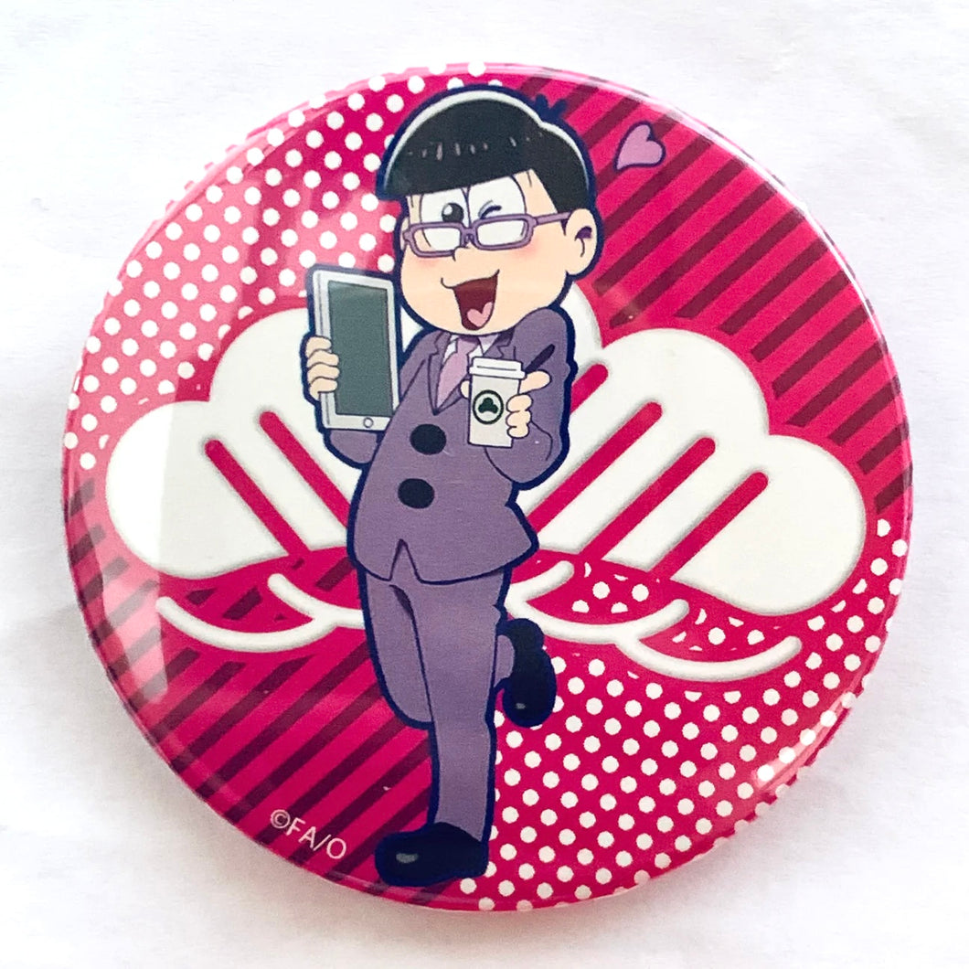 Osomatsu-san - Matsuno Todomatsu - Trading Can Badge Salary Matsu ver.