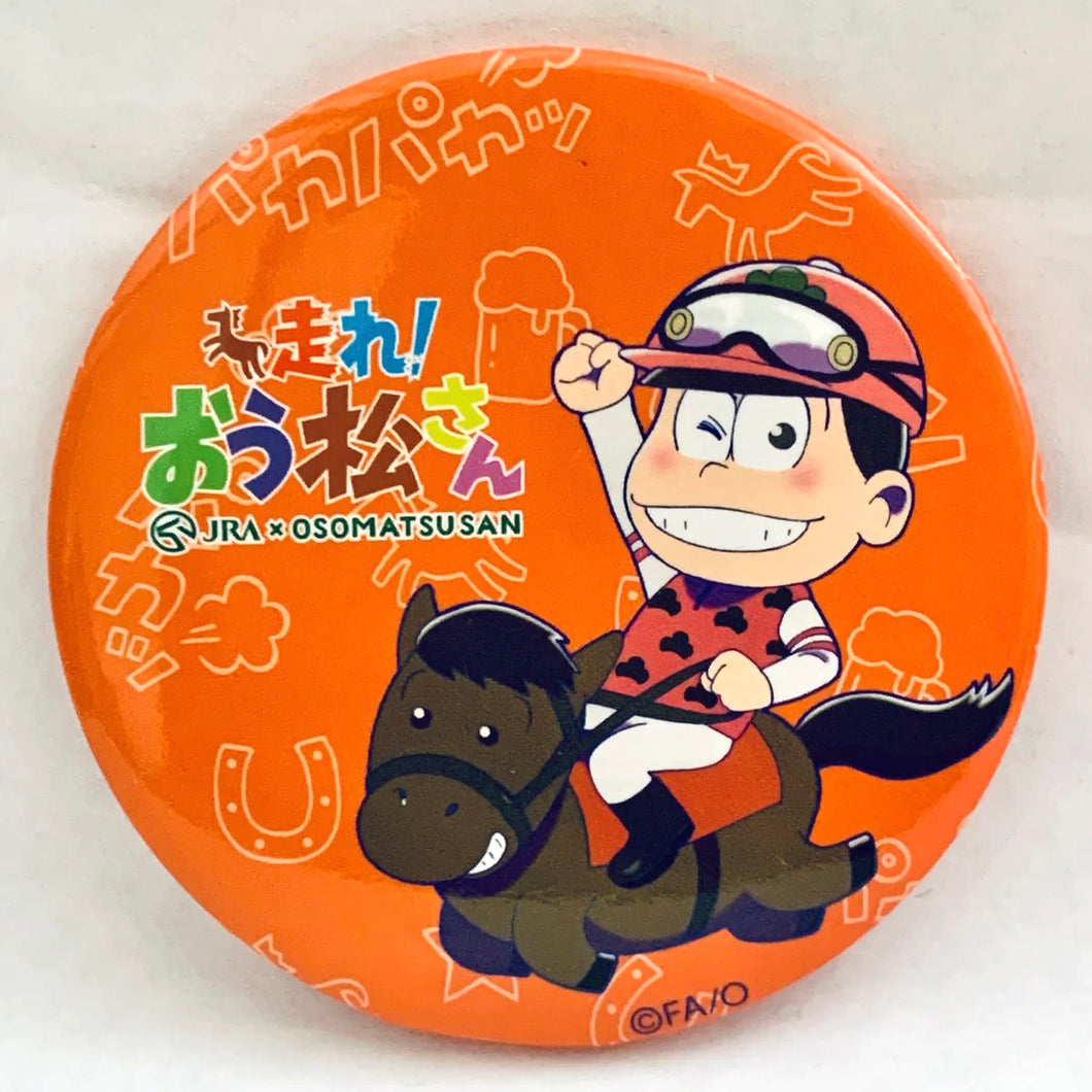 JRA x Osomatsu-san Run! Oh Matsu-san Trading Can Badge - Matsuno Osomatsu