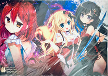 Load image into Gallery viewer, Ninja Girl and the Mysterious Army of Urban Legend Monsters ~Hunt of the Headless Horseman~ A3 Clear Poster Package Illustration
