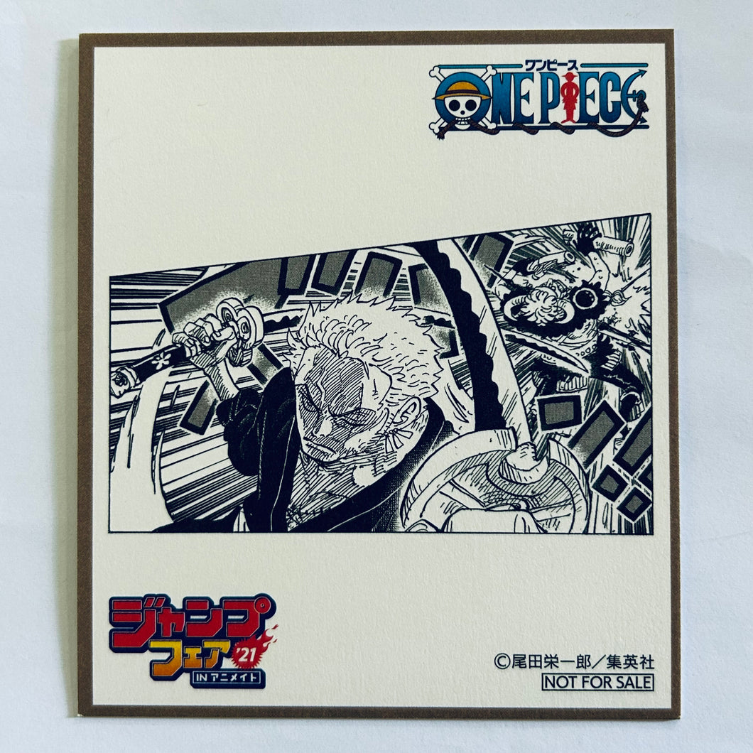 One Piece - Roronoa Zoro - Jump Fair in Animate 2021 Tokuten Mini Shikishi