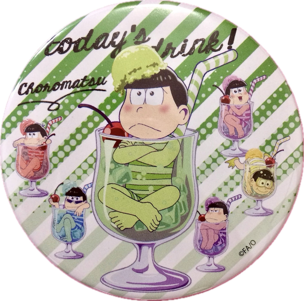 Odomatsu-san - Matsuno Choromatsu  - Cream Soda Matsu Trading Can Badge (Special ver.)