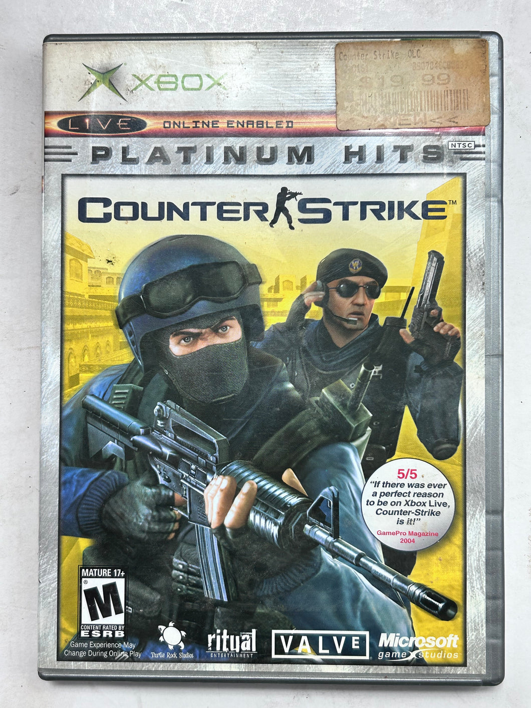 Counter-Strike (Platinium Hits) - Xbox Classic - NTSC - CIB