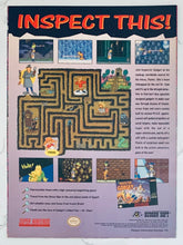 Cargar imagen en el visor de la galería, Inspector Gadget - SNES - Original Vintage Advertisement - Print Ads - Laminated A4 Poster
