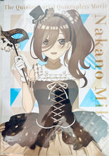 Cargar imagen en el visor de la galería, Hiko Kuji The Quintessential Quintuplets Movie ~Masquerade Party~ A3 Clear Poster (G Prize) - Nakano Miku
