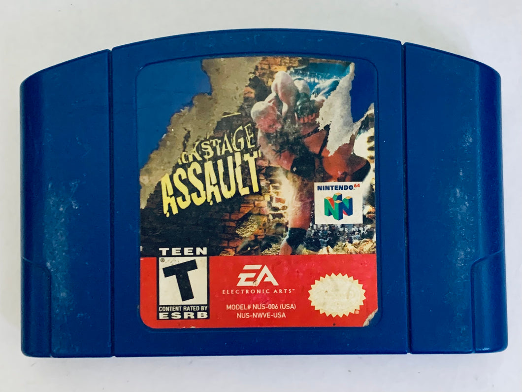 WCW Backstage Assault - Nintendo 64 - N64 - NTSC-US - Cart (NUS-NWVE-USA)