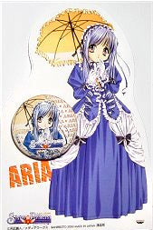 Sister Princess - Aria - Can Badge & Mini Stand