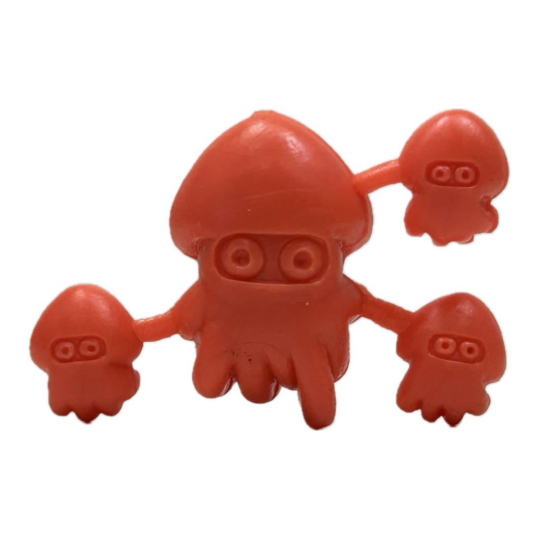 Super Mario Bros. 3 - Ko Gessoo / Blooper + Baby - Eraser Figure - Keshigomu