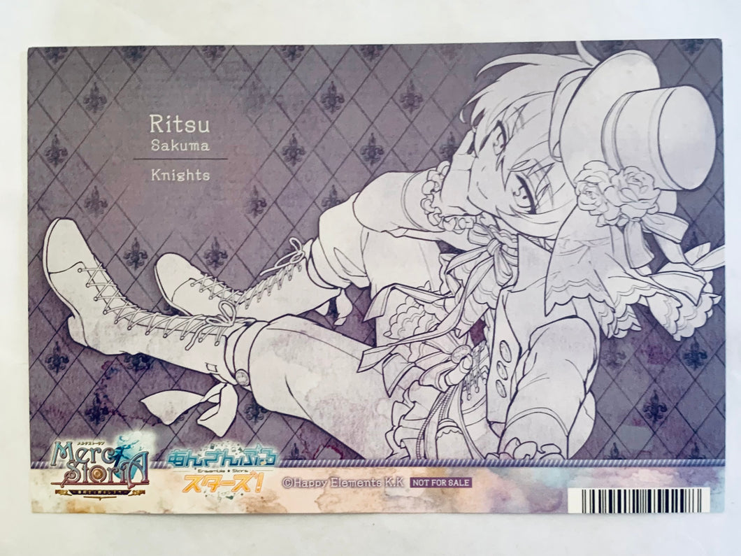 Ensemble Stars! - Sakuma Ritsu - Knights Unit - Promotional Post Card - Animate Fair Merc Storia