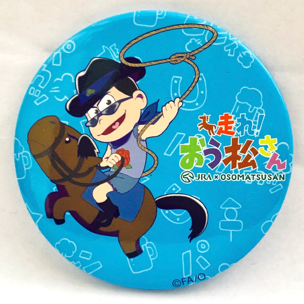 JRA x Osomatsu-san Run! Oh Matsu-san Trading Can Badge - Matsuno Karamatsu