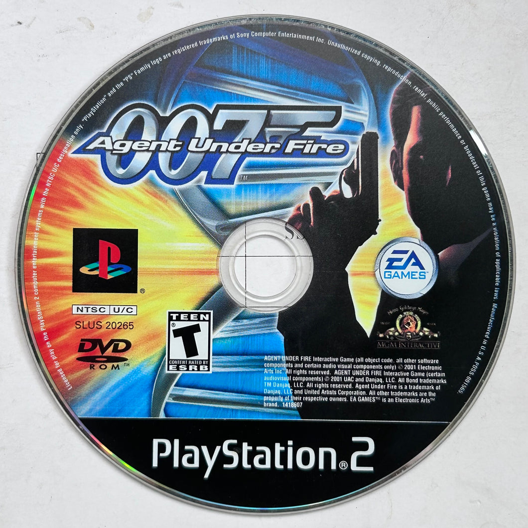 James Bond 007: Agent Under Fire - PlayStation 2 - PS2 / PSTwo - NTSC - Disc (SLUS-20265)