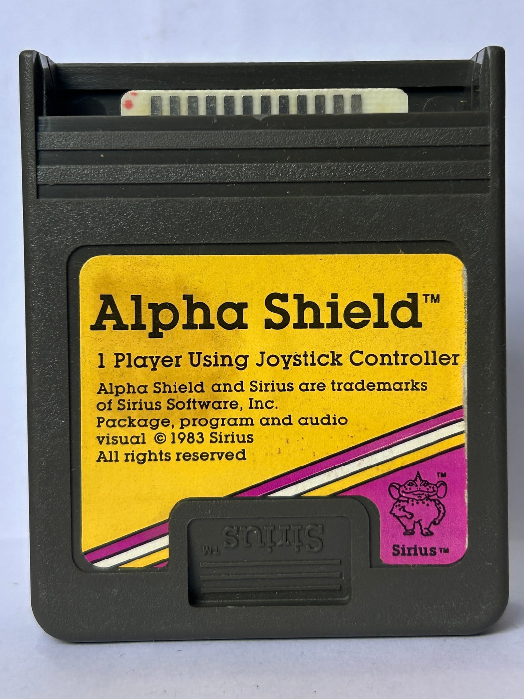 Alpha Shield - Atari 400/800 - NTSC - Cartridge (33022)