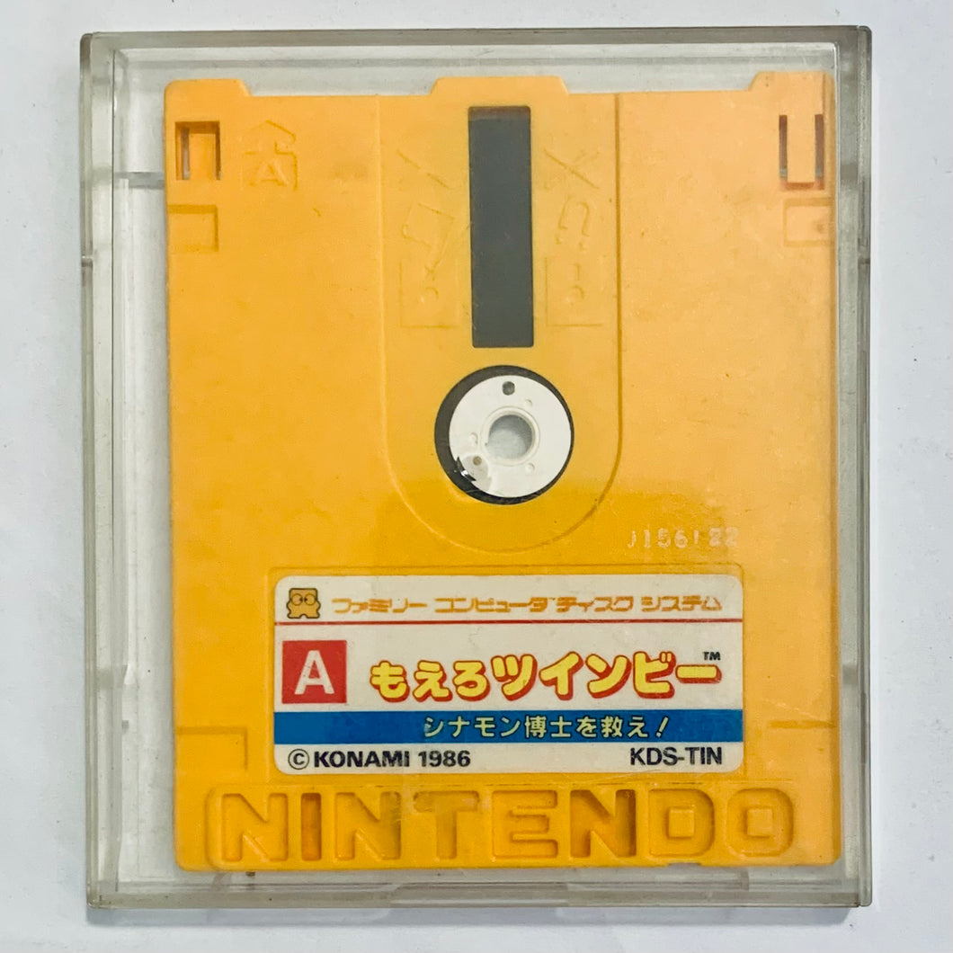 Moero TwinBee - Famicom Disk System - Family Computer FC - Nintendo - Japan Ver. - NTSC-JP - Disk (KDS-TIN)