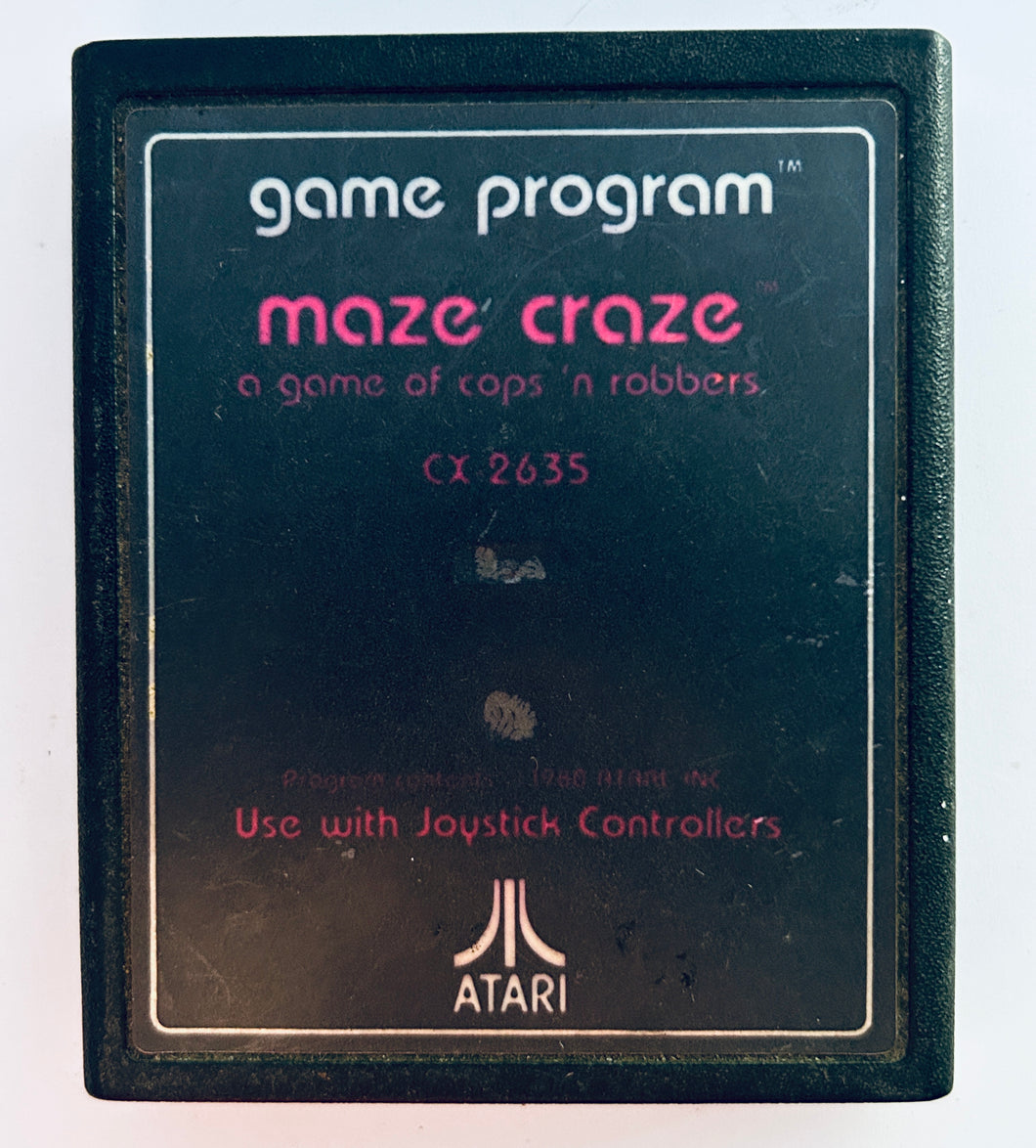 Maze Craze: A Game of Cops 'n Robbers - Atari 2600 VCS - NTSC - Cartridge (CX2635)