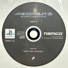 Load image into Gallery viewer, Ace Combat 3: Electrosphere - PlayStation - PS1 / PSOne / PS2 / PS3 - NTSC-JP - Disc (SLPS-02020-1)
