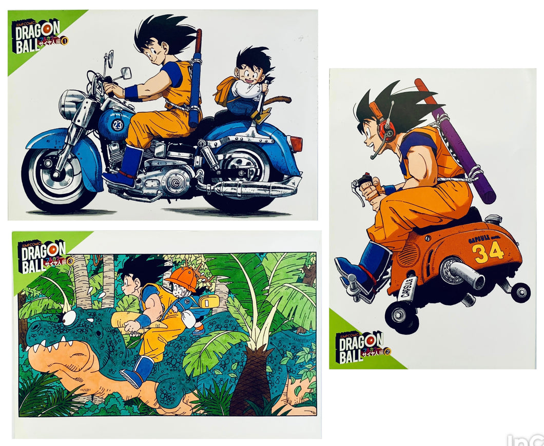 Dragon Ball Z - Post Cards Set - DB Full Color Saiyan Edition Manga Bonus