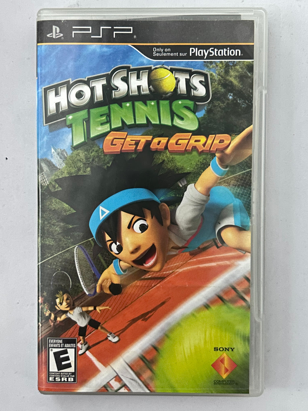Hot Shots Tennis: Get a Grip - PSP - PlayStation Portable - NTSC - Box & Manual (UCUS-80302)