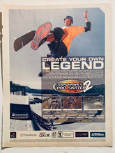 Load image into Gallery viewer, Tony Hawk’s Pro Skater 2 - Dreamcast PS1 GBC  - Original Vintage Advertisement - Print Ads - Laminated A4 Poster

