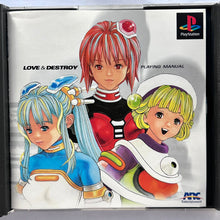 Cargar imagen en el visor de la galería, Love &amp; Destroy - PlayStation - PS1 / PSOne / PS2 / PS3 - NTSC-JP - CIB (SCPS-10124)
