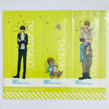 Cargar imagen en el visor de la galería, Dakaretai Otoko 1-i ni Odosarete Imasu. - Saijou Takato, Chuntaso &amp; Azumaya Junta - Clear Bookmark Set
