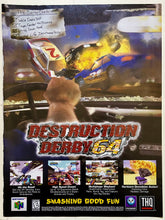 Cargar imagen en el visor de la galería, Destruction Derby 64 - N64 - A4 Print Ads

