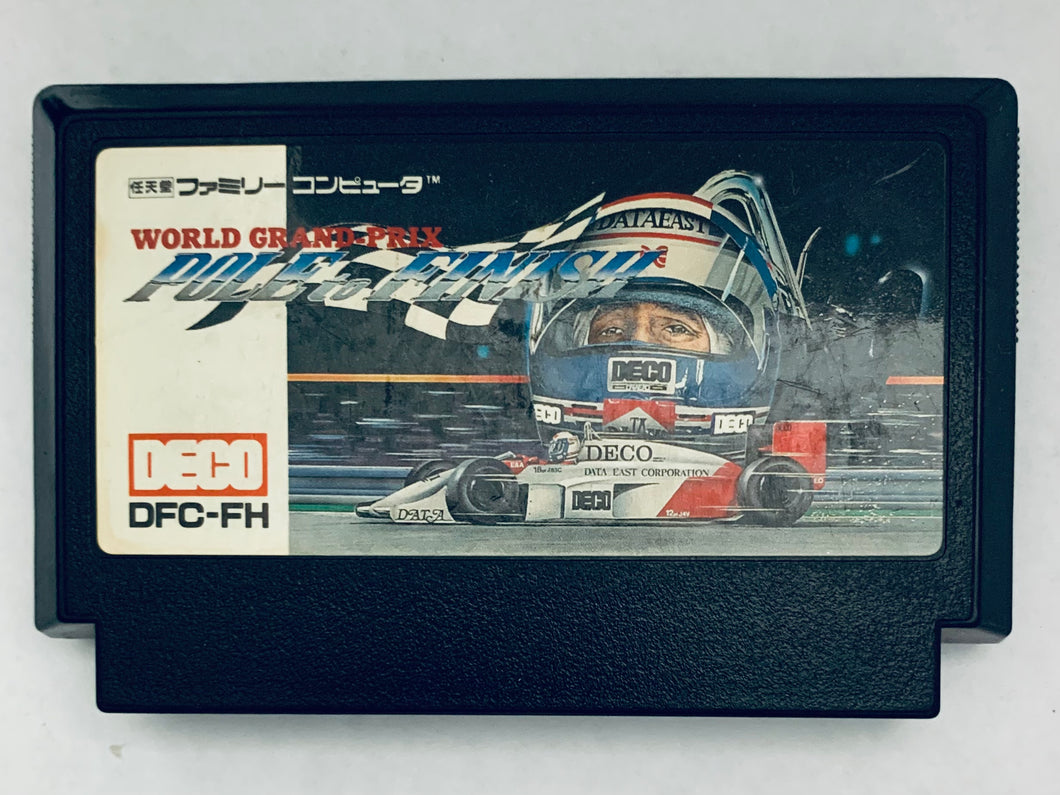 World Grand-Prix: Pole to Finish - Famicom - Family Computer FC - Nintendo - Japan Ver. - NTSC-JP - Cart (DFC-FH)