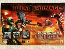 Cargar imagen en el visor de la galería, Star Wars Demolition - Dreamcast PS1 - Original Vintage Advertisement - Print Ads - Laminated A3 Poster
