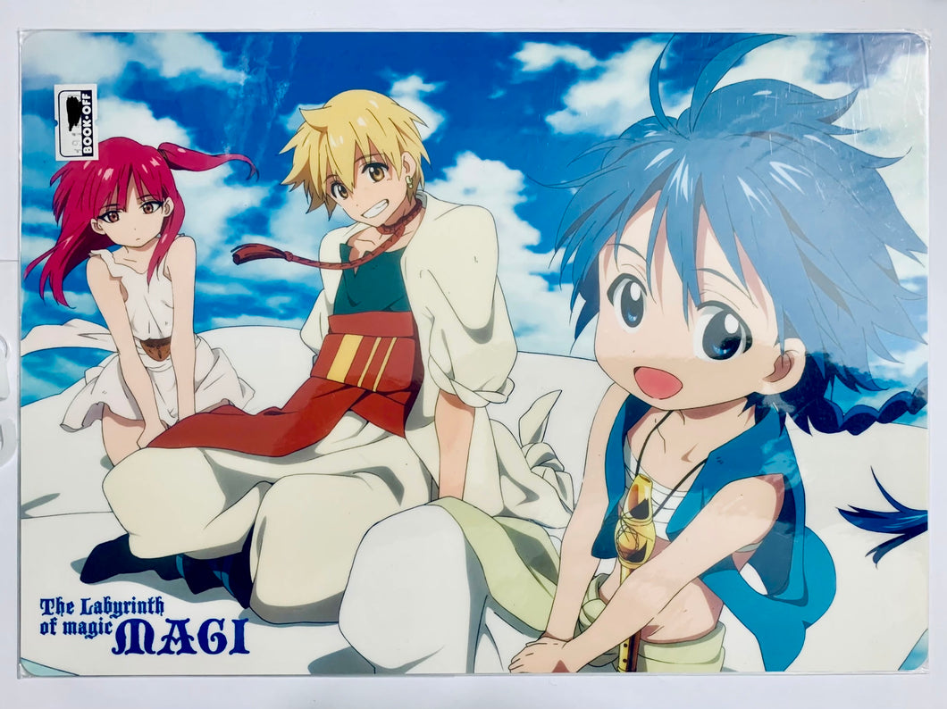 Magi: The Labyrinth of Magic - Aladdin, Alibaba & Morgiana / Sinbad & Judal - Shitajiki - B5 Pencil Board - Prince Animage 2012 Autumn Appendix