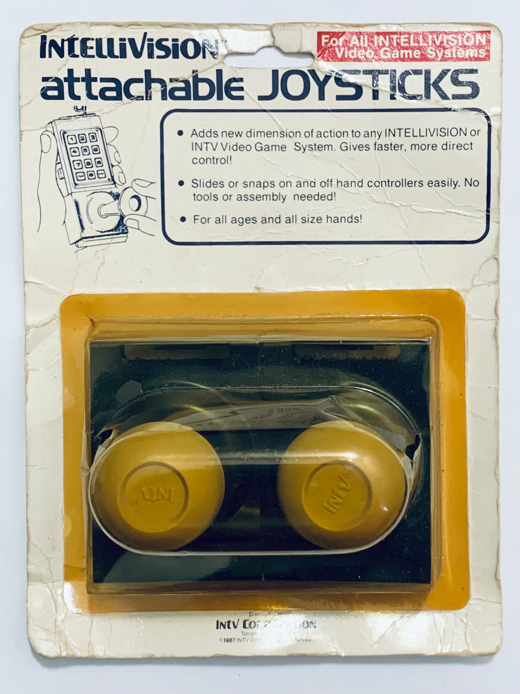 Attachable Joysticks - Intellivision - Brand New