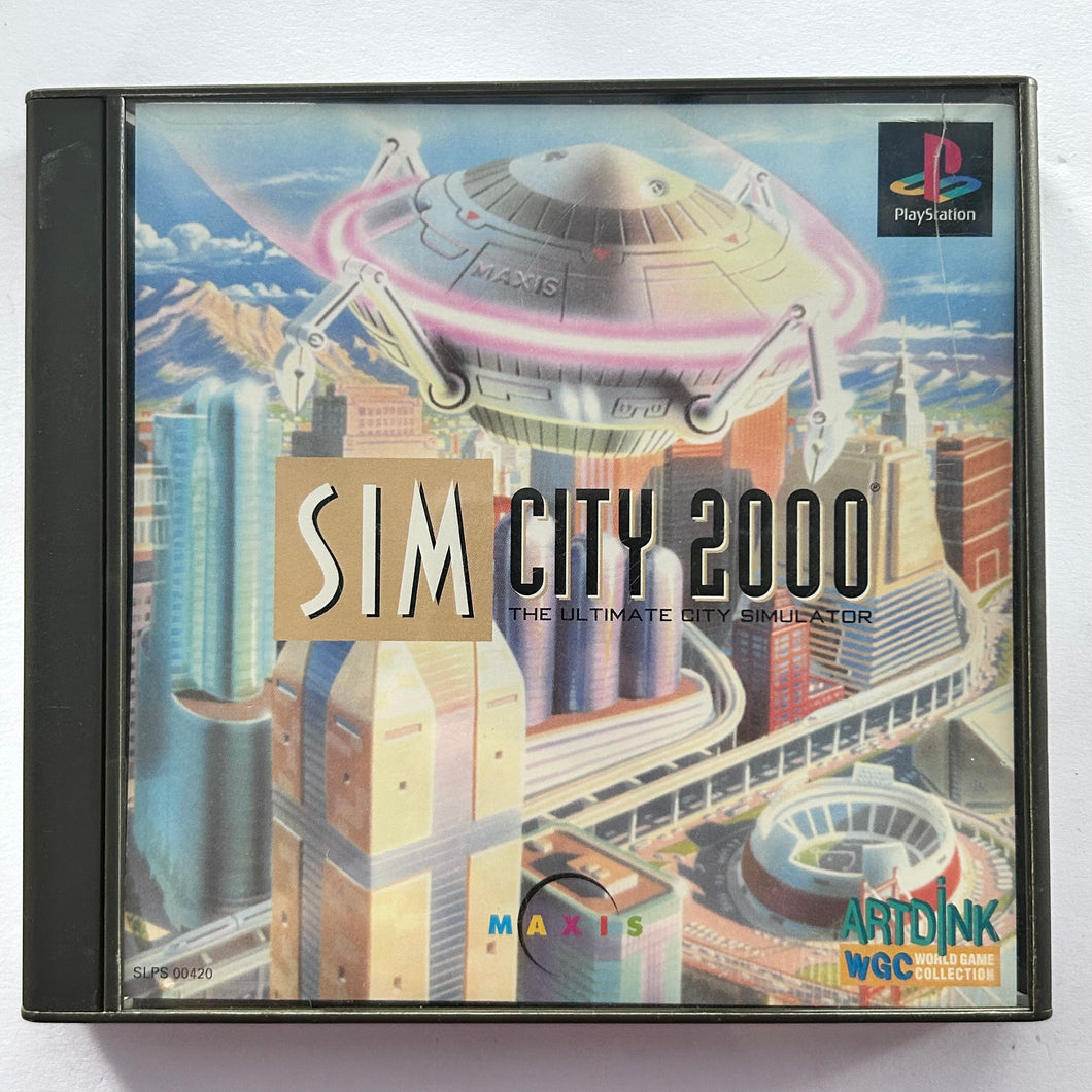 SimCity 2000 - PlayStation - PS1 / PSOne / PS2 / PS3 - NTSC-JP (SLPS-00420)