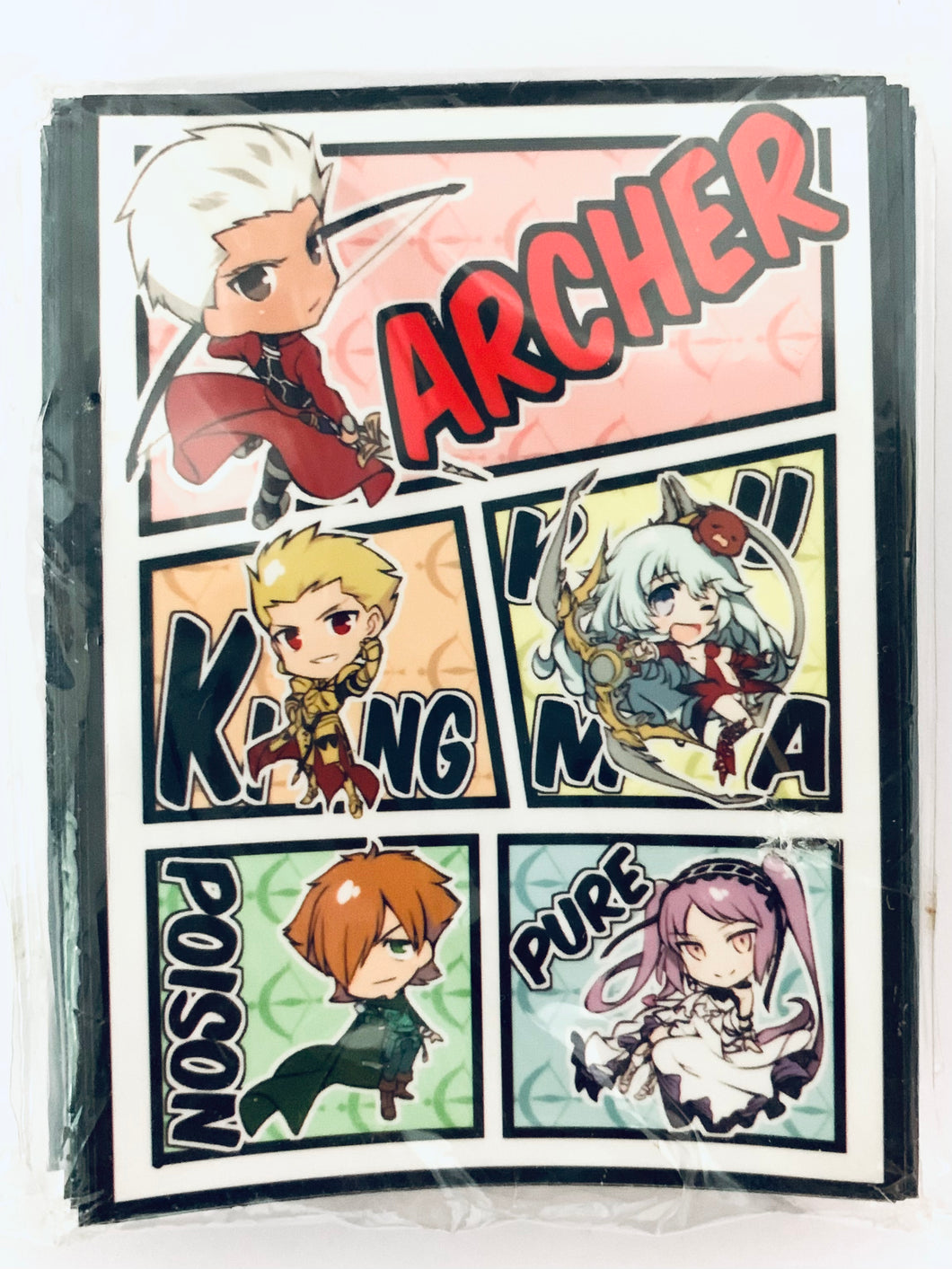 Fate/Grand Order - Trading Card Sleeve Set - (Fate) Sleeve SD Archers (itota) C89 - Doujin Goods (60 Pcs)