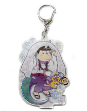 Load image into Gallery viewer, Osomatsu-san - ESP Nyanko - Matsuno Ichimatsu - Hyakkiyagyoumatsu Acrylic Keychain
