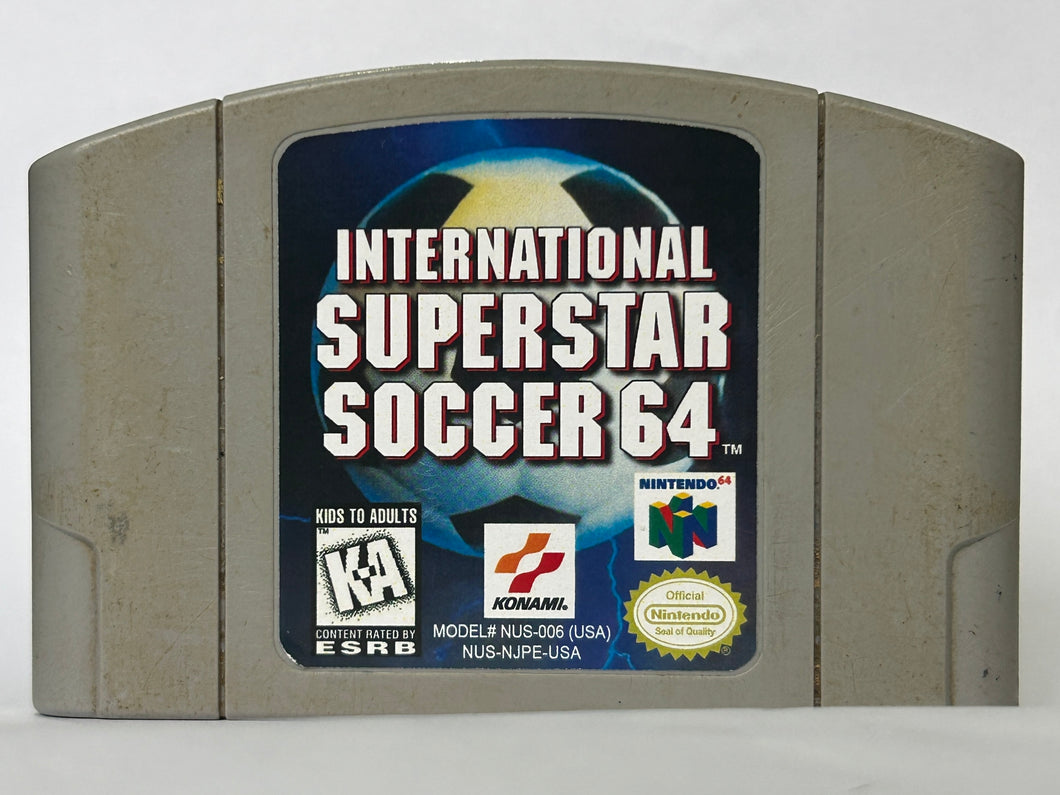 International Superstar Soccer 64 - Nintendo 64 - N64 - NTSC-US - Cart (NUS-NJPE-USA)