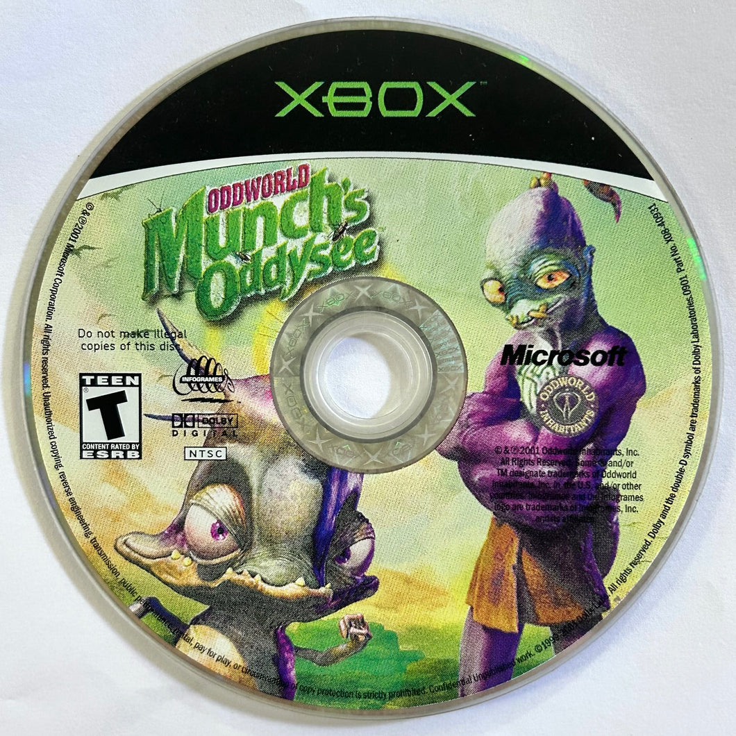 Oddworld: Munch's Oddysee - Xbox - NTSC - Disc (L05-00002)