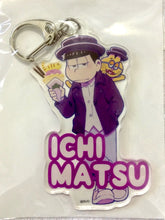 Load image into Gallery viewer, Osomatsu-san - Matsuno Ichimatsu &amp; ESP Nyanko - Cawaii Matsu Acrylic Keychain
