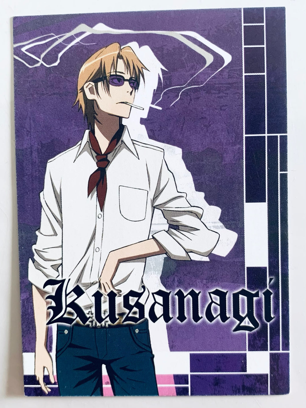 K - Kusanagi / Yashiro - Character Card (Set of 2)