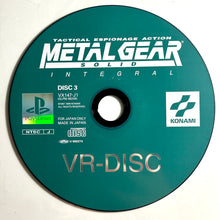 Cargar imagen en el visor de la galería, Metal Gear Solid: Integral - PlayStation - PS1 / PSOne / PS2 / PS3 - NTSC-JP - Disc (SLPM-86247)
