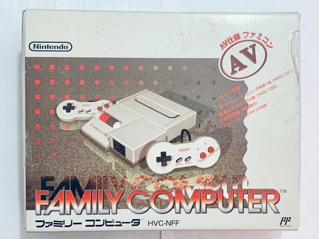 Family Computer Console - AV Famicom - FC - Nintendo - Japan Ver. - NTSC-JP - CIB (HVC-NFF)