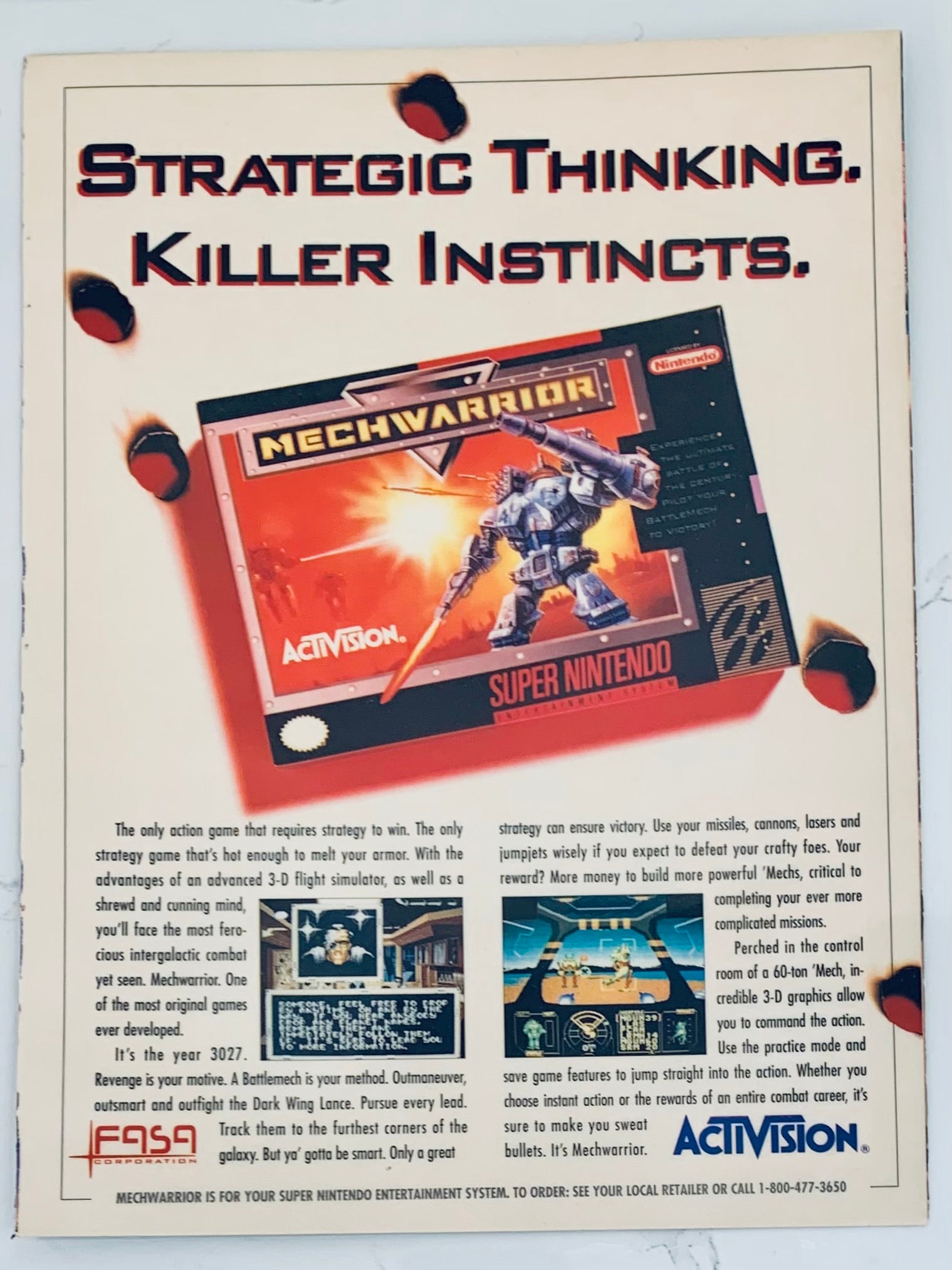 Alien 3 - Genesis Game Gear - Original Vintage Advertisement