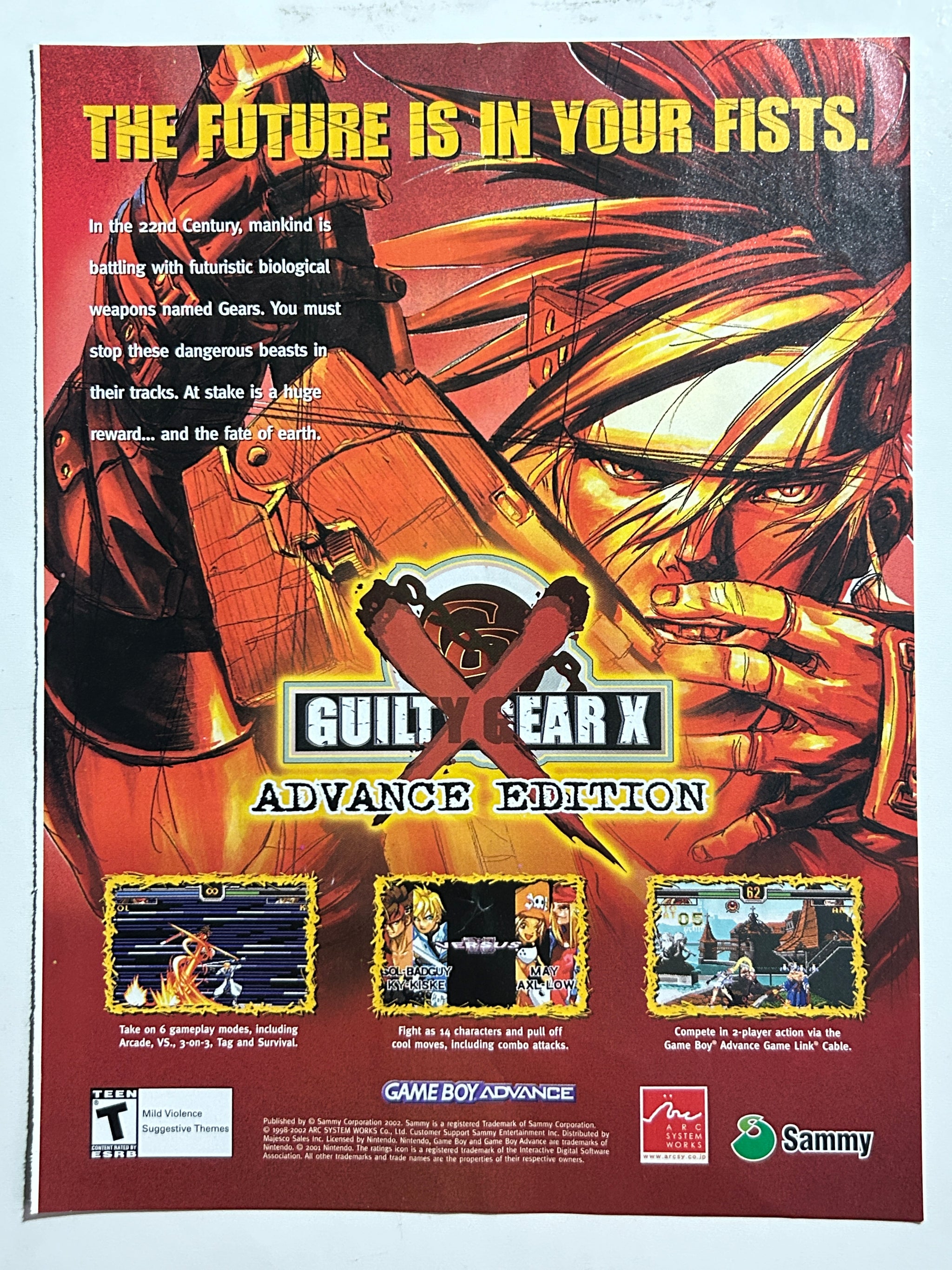guilty gear advance Guilty Gear X: Advance Edition - GBA - Print Ads
