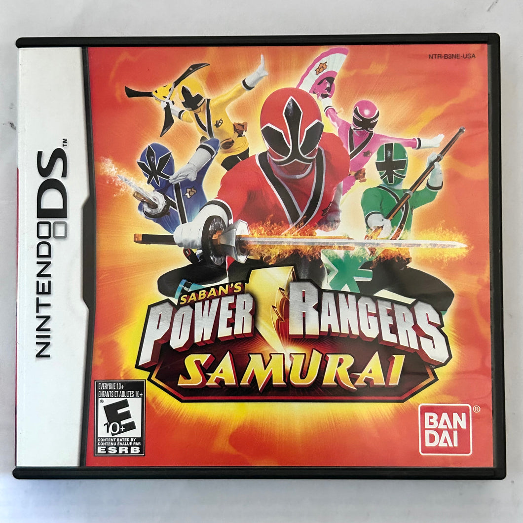 Saban's Power Rangers Samurai - Nintendo DS / DSLite DSi XL - NTSC - Box & Manual (NTR-B3NE-USA)