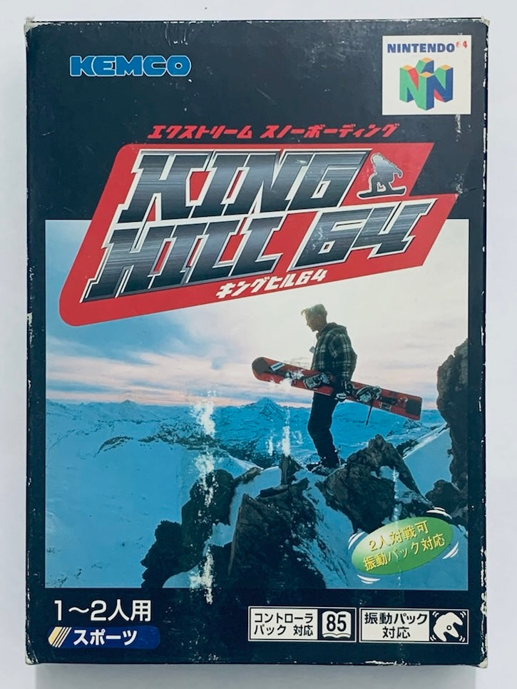 King Hill 64 Extreme Snowboarding - Nintendo 64 - N64 - Japan Ver. - NTSC-JP - CIB (NUS-NSBJ-JPN)