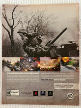 Cargar imagen en el visor de la galería, Medal of Honor: European Assault - PS2 Xbox NGC - Original Vintage Advertisement - Print Ads - Laminated A3 Poster

